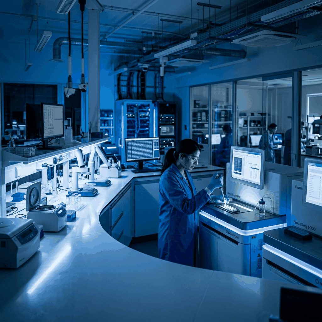 State-of-the-art DNA Sequencing Laboratory at Progenics Labs
